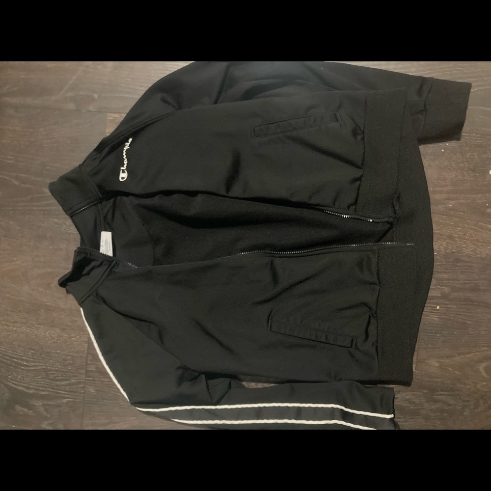 Jacket from store: Champion.